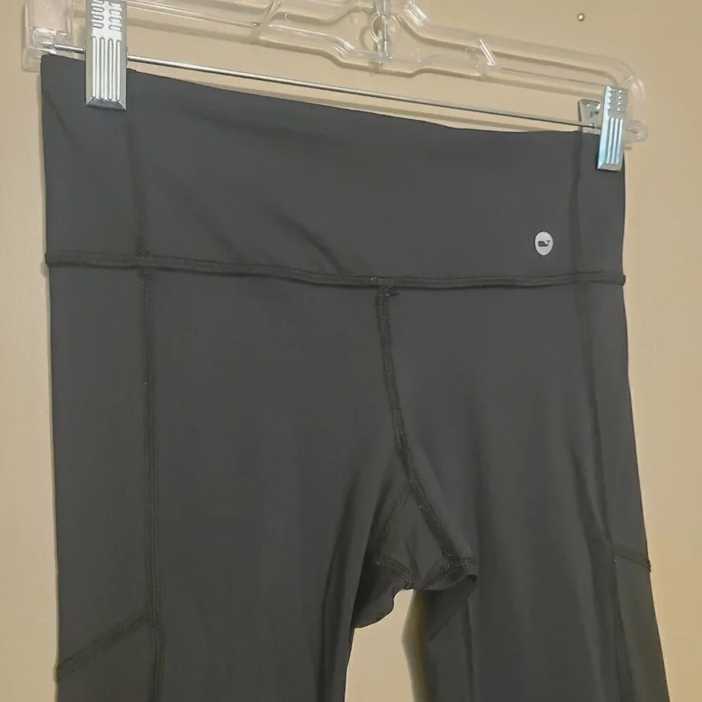 Vineyard Vines | Women's Black High Waist Performance Leggings (Size XS)